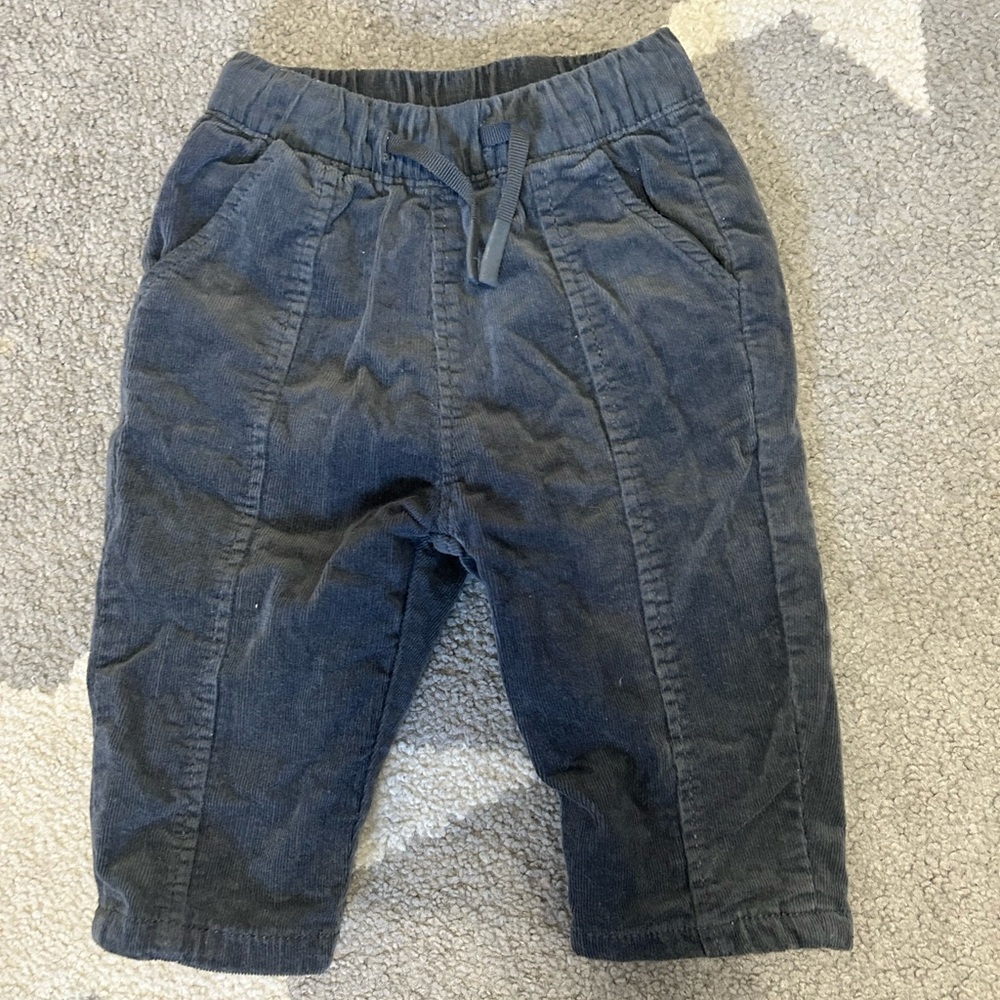 Zara Kids Dark Grey Corduroy Joggers